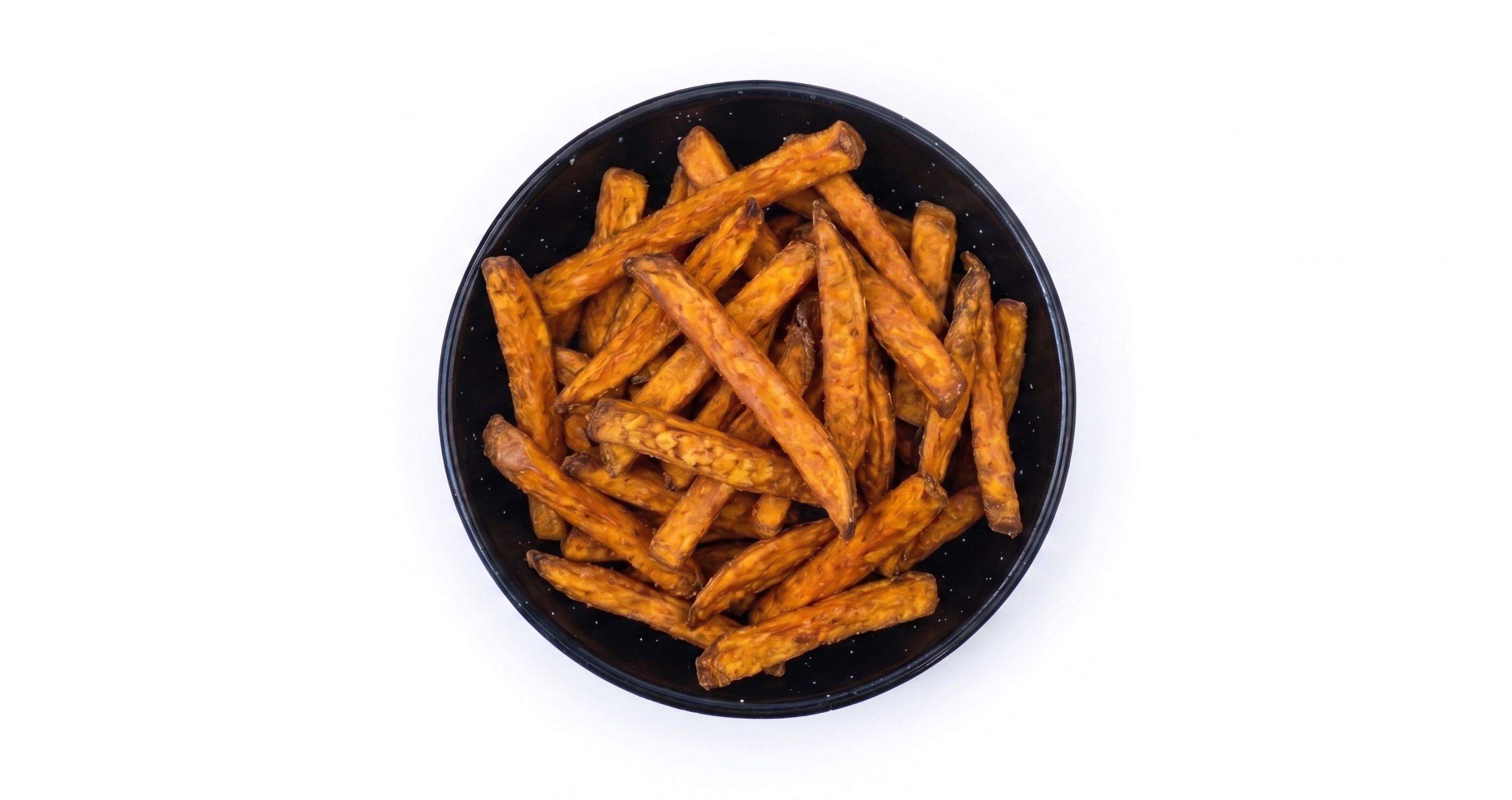 Frytki z batatów: 200 g, z sosem
