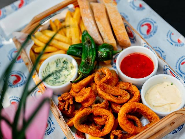 Kalmary po andaluzyjsku — Shrimp Bistro Bydgoszcz
