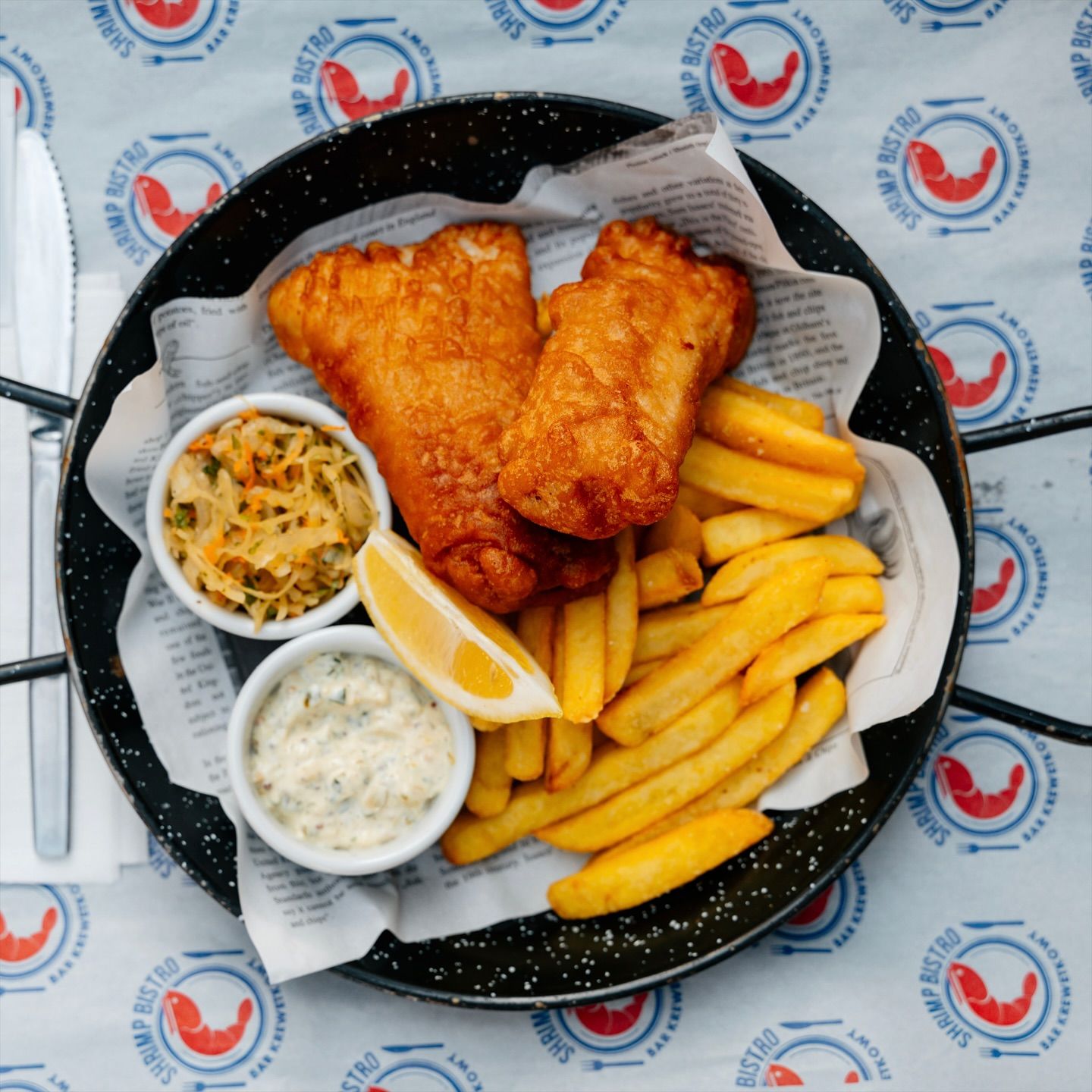 Fish and Chips — Shrimp Bistro Bydgoszcz