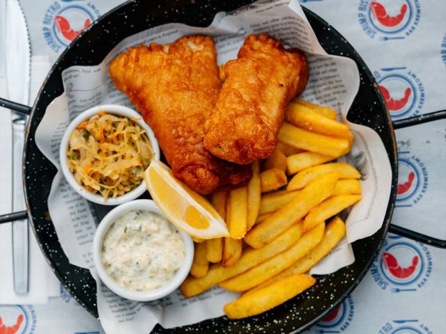Fish and Chips — Shrimp Bistro Bydgoszcz