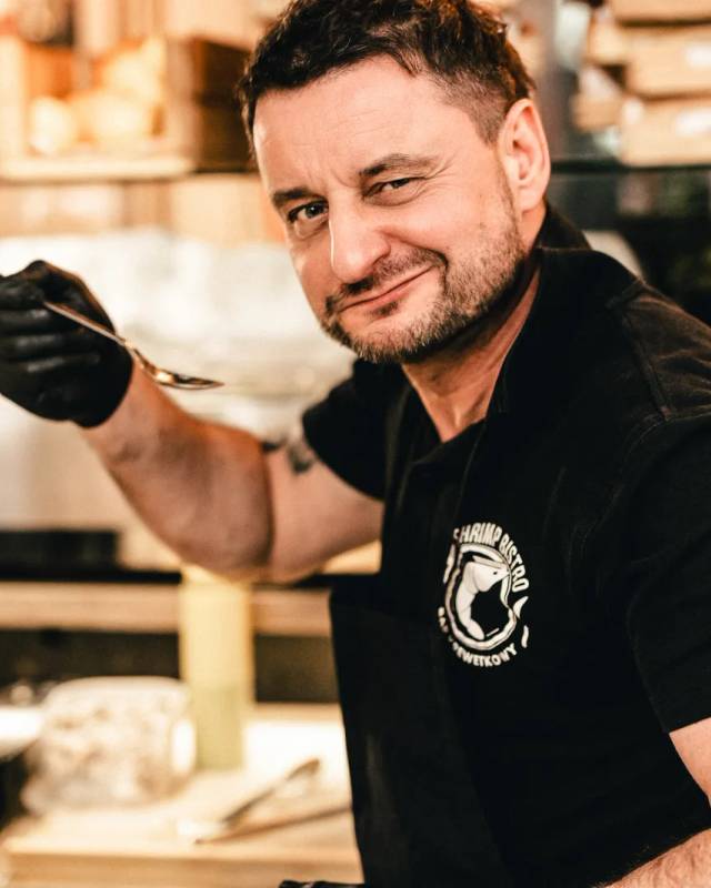 Michał Żakowicz — szef kuchni Shrimp Bistro Bydgoszcz